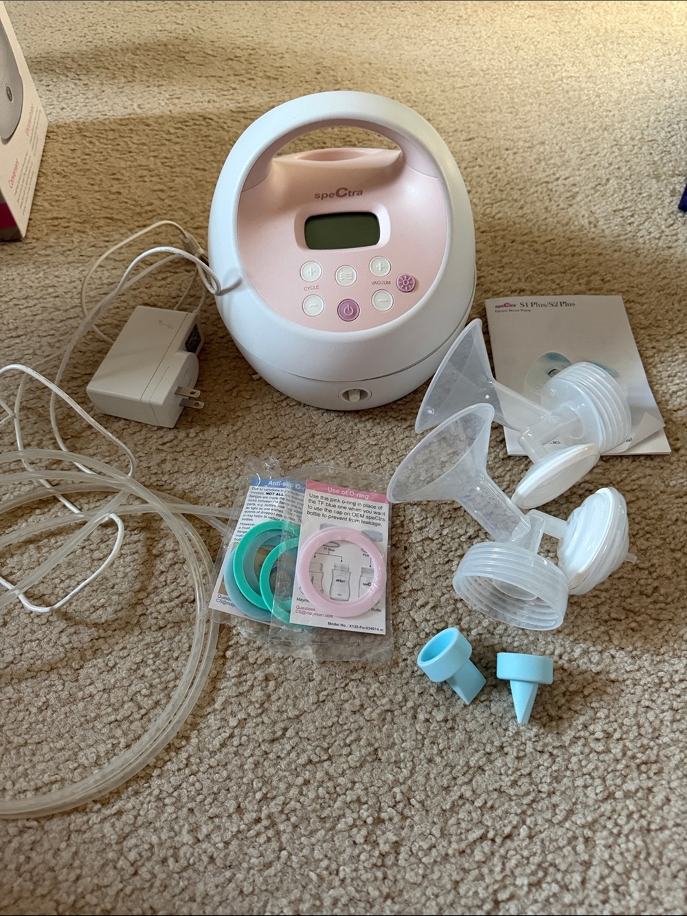 Spectra Electric Breast Pump - Pink/White